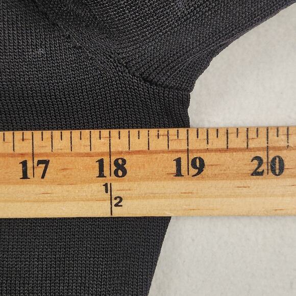 Boston Proper Sweater Women’s SZ LG Y2K 90s Style Long Sleeve Bejeweled Neck - Picture 10 of 13